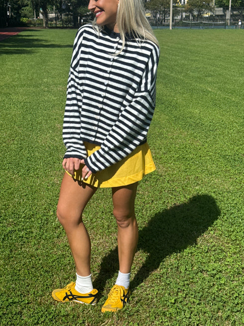 Coco Cutie Cardigan // Navy Stripe